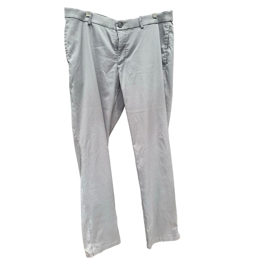 NIKE Golf Mens Gray Flat Front Tour Performance Dri Fit Golf Pants 38x32